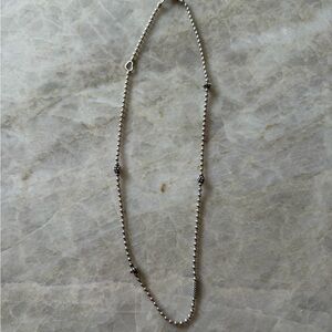 LAGOS Silver Station Bead Necklace